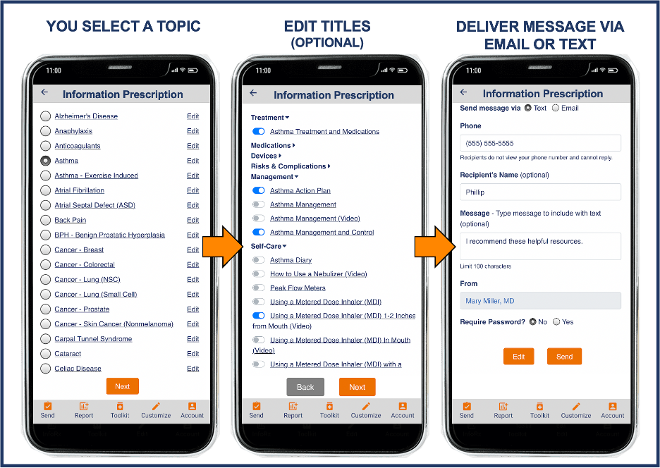 Mobile App for Delivering Patient Education